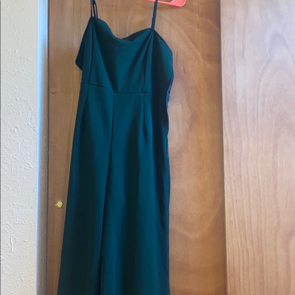 Forever21 green jumpsuit